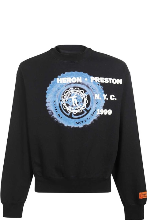 HERON PRESTON Men HERON PRESTON Cotton Crew-neck Sweatshirt