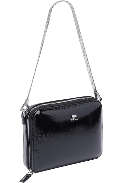 Courrèges Shoulder Bags for Women Courrèges Mirror Chained Cloud Bag