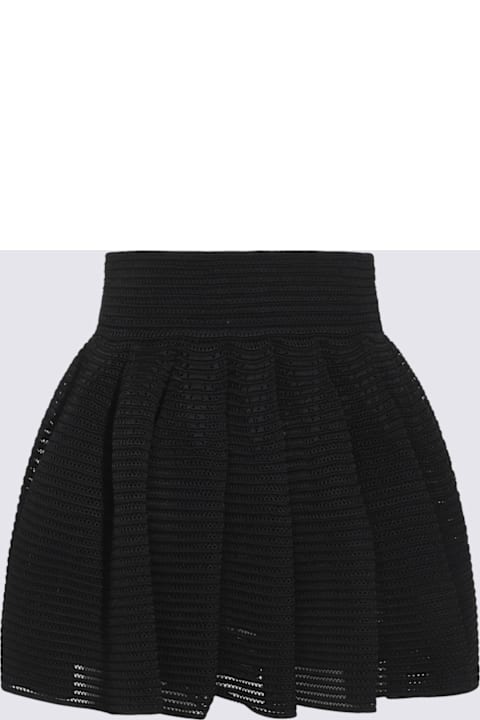 Homeware Alaia Black Viscose Mini Skirt