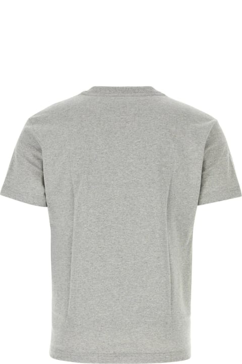New Balance Topwear for Men New Balance Grey Cotton Blend T-shirt