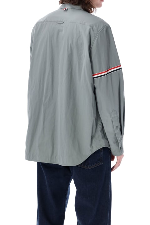 Thom Browne for Men Thom Browne Rwb Armband Piquè Shirt Jacket