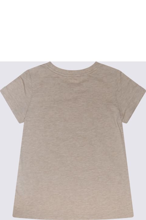 ボーイズ ChloéのTシャツ＆ポロシャツ Chloé Beige Cotton T-shirt