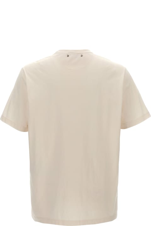 Golden Goose ملابس علوية لـ القسم الرجالي Golden Goose Logo Print T-shirt