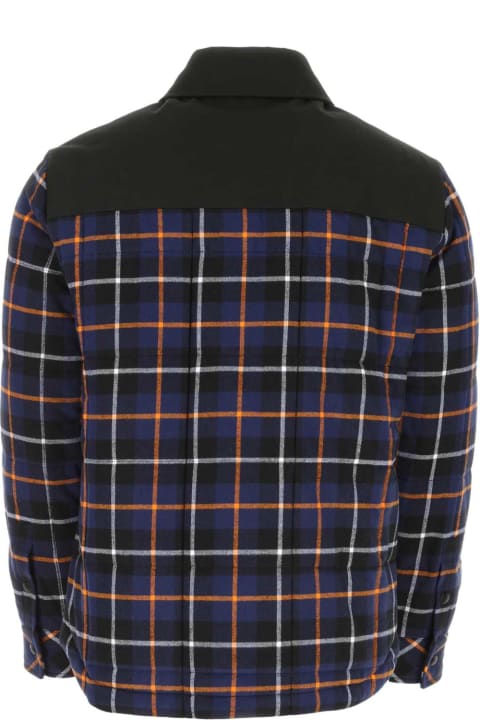 Fashion for Men Marcelo Burlon Printed Flannel Padded Jacket