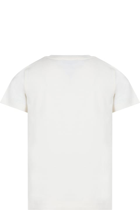 White T-shirt For Boy With Eagle