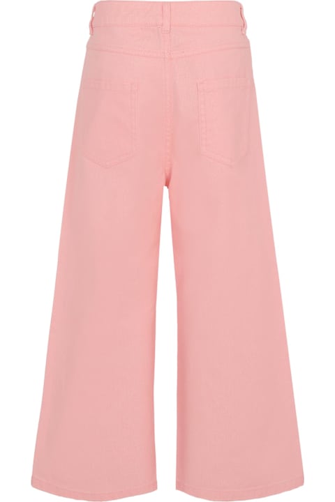Homeware Moschino Pink Jeans For Girl With Teddy Bear