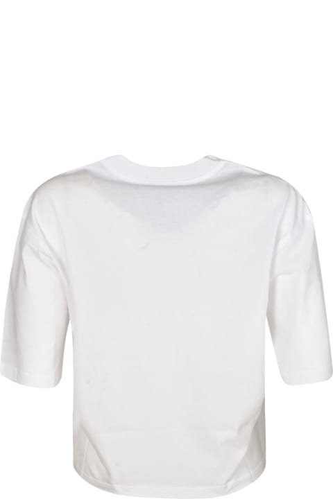 Moschino Topwear for Women Moschino Bear Logo Cropped T-shirt