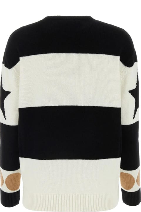 Homeware Max Mara Embroidered Wool Blend Dirce Oversize Sweater