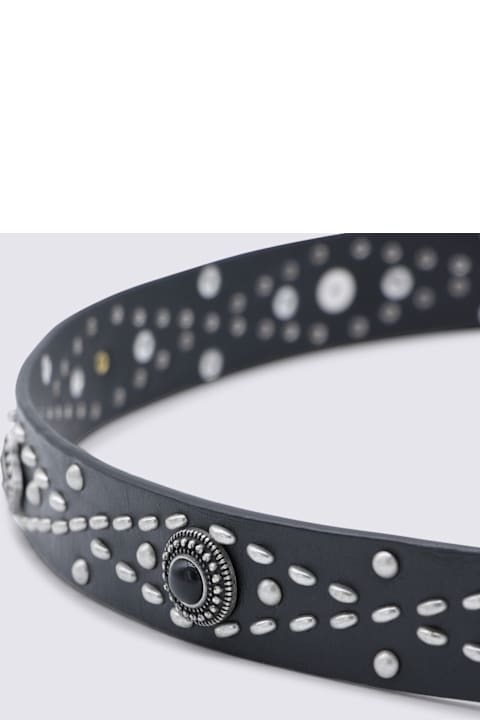 Homeware Golden Goose Black Leather Belt