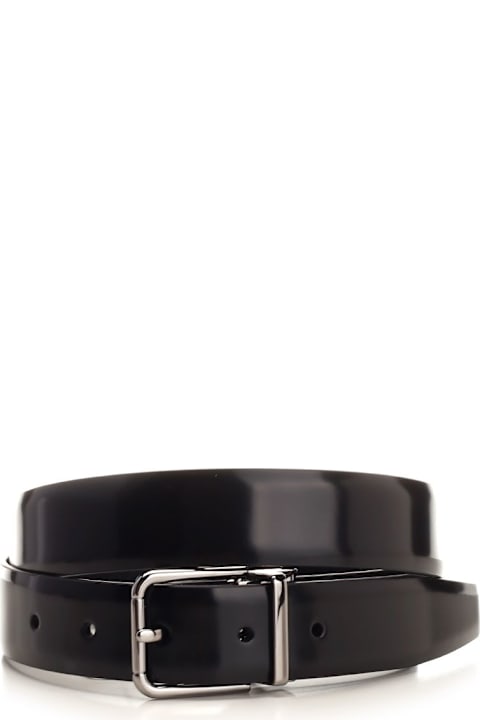 Homeware Dolce & Gabbana Glossy Black Belt