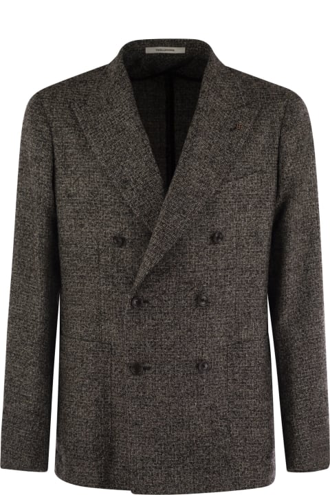 Homeware Tagliatore Double-breasted Jacket In Wool Blend