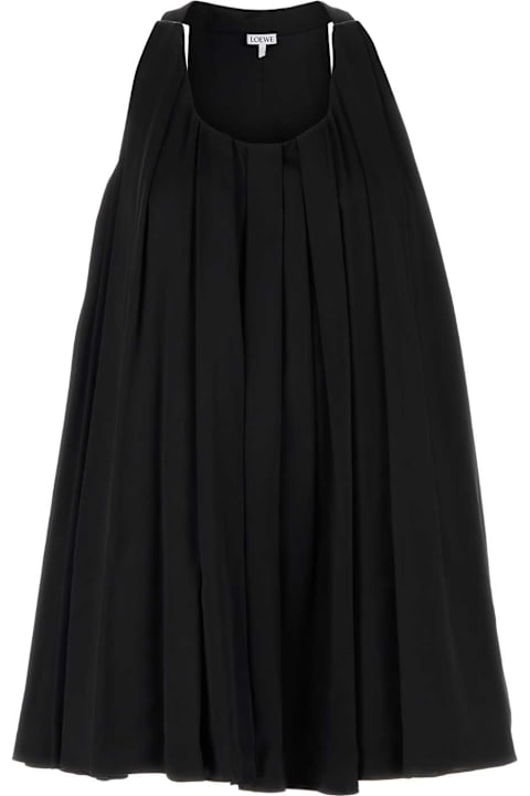 أدوات منزلية Loewe Black Satin Mini Dress