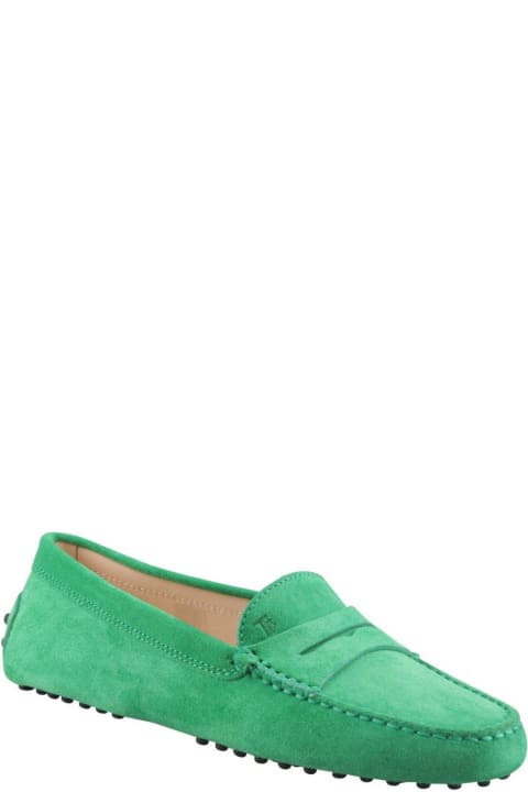 Flat Shoes for Women Tod's Gommino Pebbled Slip-on Loafers