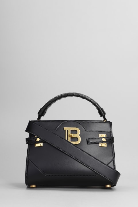Bbuzz 22 Hand Bag In Black Leather