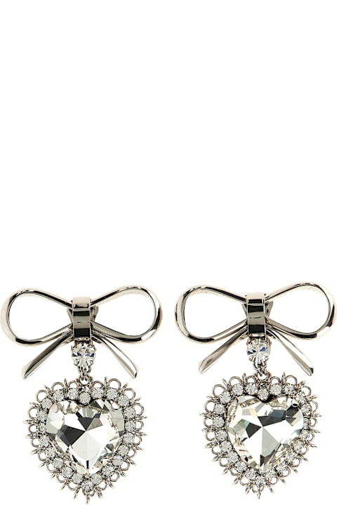 Alessandra Rich Jewelry for Women Alessandra Rich Metal Bow Earrings