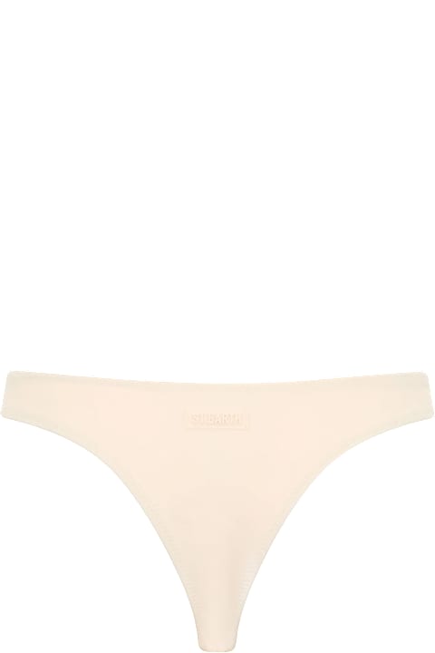 Fashion for Kids MC2 Saint Barth Woman Beige Cheeky Swim Briefs Naomi