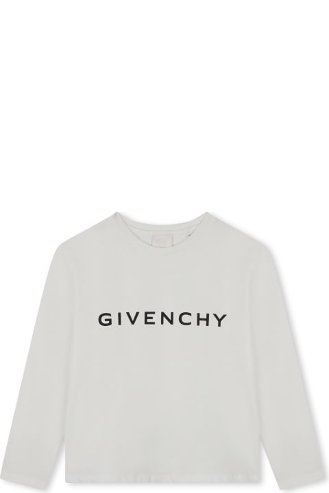 Givenchy T-Shirts & Polo Shirts for Girls Givenchy T-shirt Con Stampa Logo