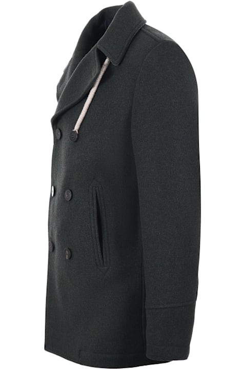 Camplin Coats & Jackets for Men Camplin Camplin Peacoat In Wool Blend