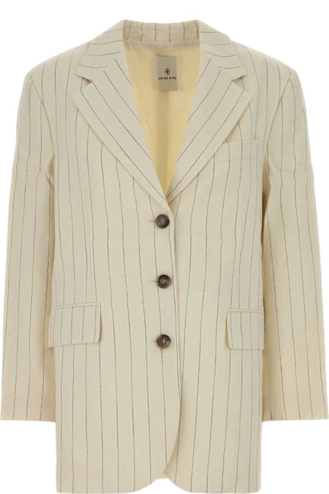 Anine Bing for Kids Anine Bing Embroidered Viscose Blend Sara Blazer