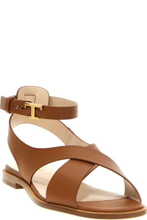 Tod's Sandals for Women Tod's Leather Sandals