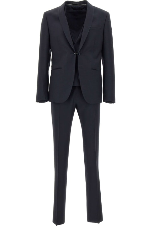 メンズ新着アイテム Corneliani Fresh Wool Three-piece Suit