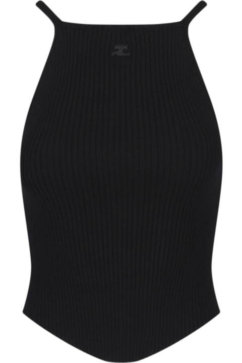 Courrèges Topwear for Women Courrèges Ribbed Tank Top