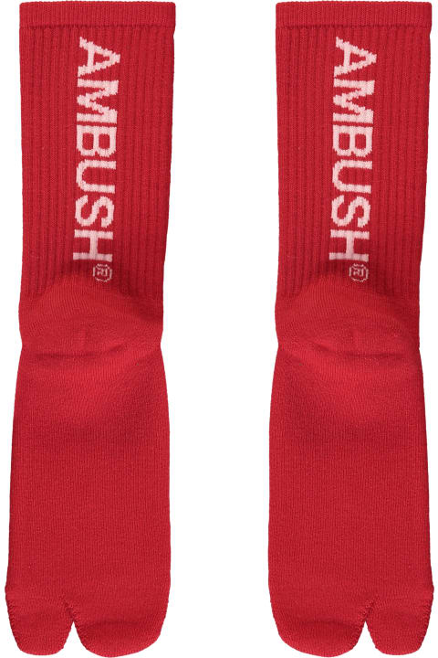 AMBUSH Underwear for Men AMBUSH Cotton Socks With Logo