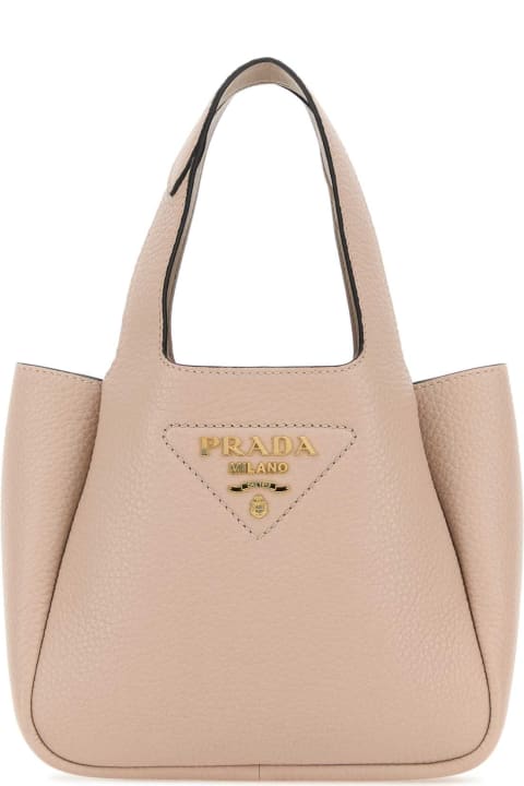 Totes for Women Prada Light Pink Leather Handbag