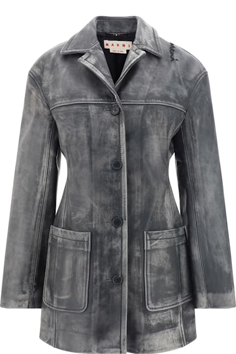 Marni for Women Marni Leather Jacket