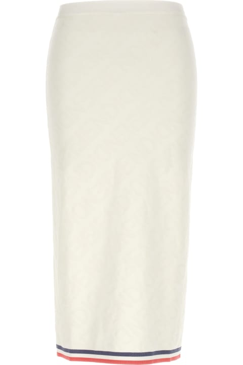 Fendi Clothing for Women Fendi Viscose Ff Midi Skirt