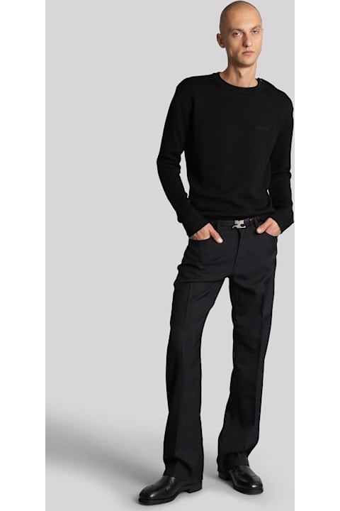 Courrèges for Kids Courrèges Knitwear In Black Wool