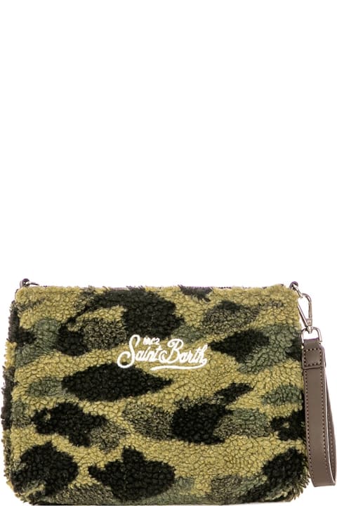 Luggage for Women MC2 Saint Barth Parisienne Camouflage Sherpa Cross-body Pouch Bag