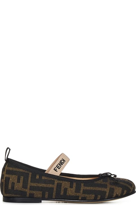 Fendi لـ Kids Fendi Kids Ballet Shoes