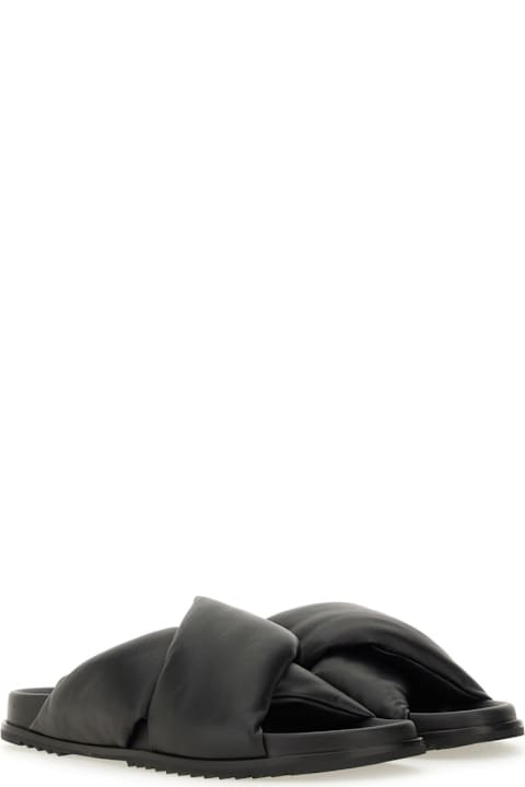 Rick Owens for Men Rick Owens Leather Slide Sandal