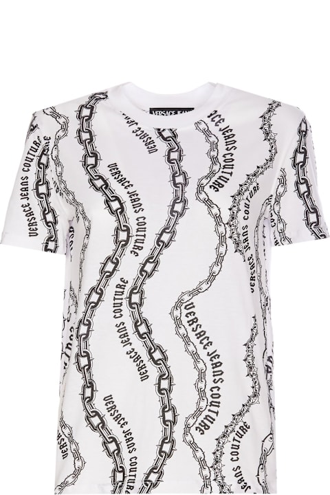 Homeware Versace Jeans Couture Chain Couture Printed Crewneck T-shirt