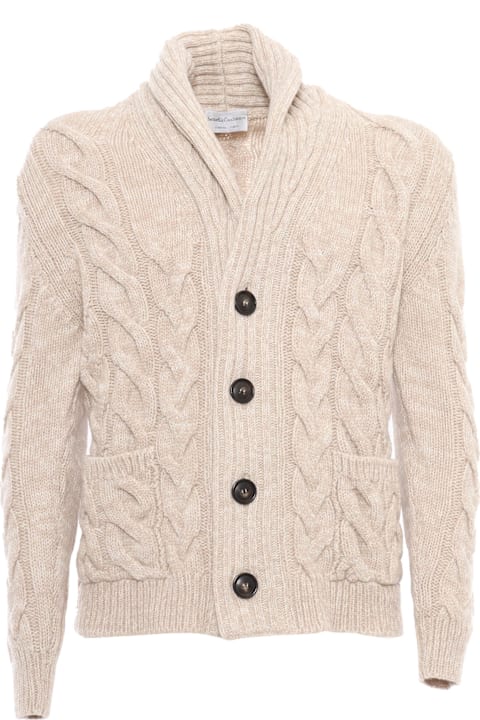 Homeware Settefili Cashmere Braided Cardigan