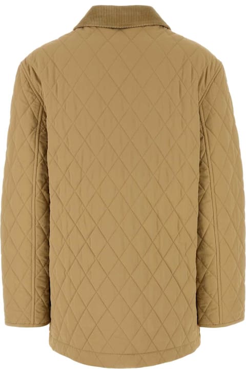 Burberry Clothing for Women Burberry Beige Nylon Jacket