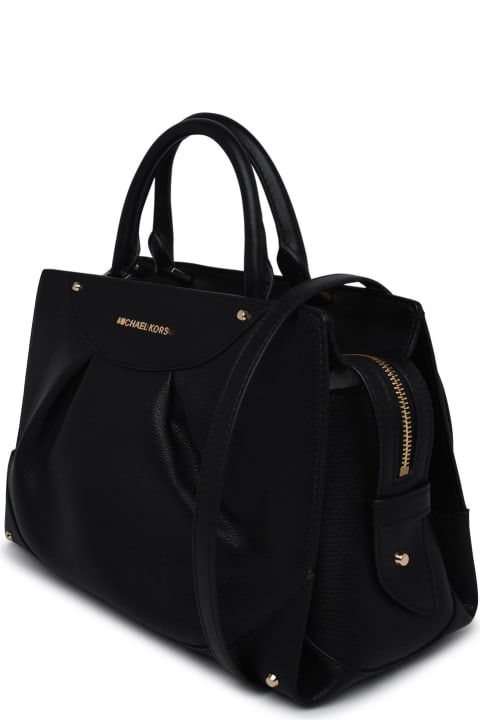 Fashion for Men Michael Kors Enzo Sat Stockskin Bag In Black Leather