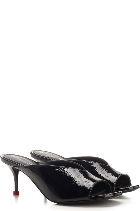 Homeware Alexander McQueen Lacquered Leather Mules