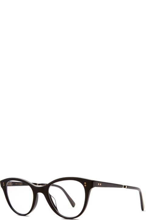 Mr. Leight Eyewear for Women Mr. Leight Taylor C Black-12k White Gold Glasses