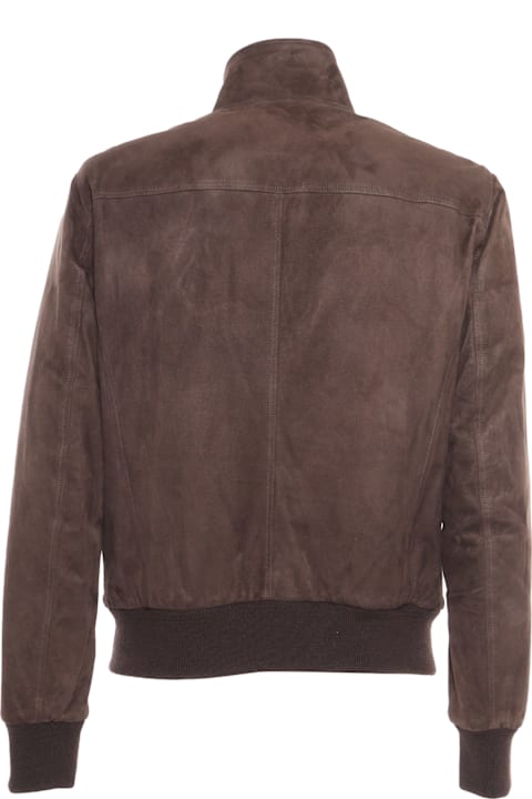 Stewart Coats & Jackets for Men Stewart Jacket With Double Slider Zip, Barracuda Collar With 2buttons, 2welt Side Pockets, Bottom Garment And Cuffs In Rib Knit. Goose Down Padding.