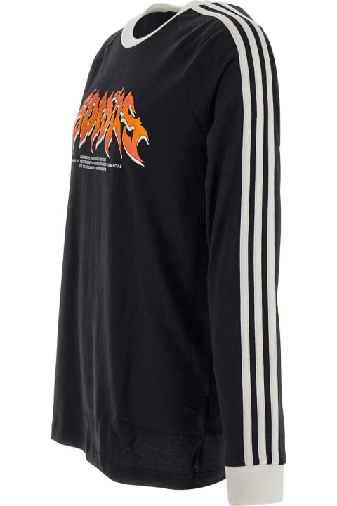 Adidas Sweaters for Men Adidas 'flames' Cotton Sweater