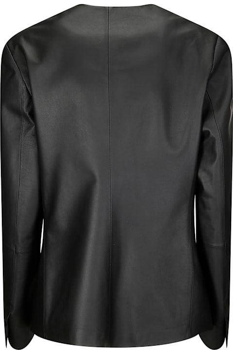Desa 1972 Clothing for Women Desa 1972 Leather Cardigan Blazer