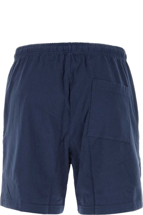 The Harmony Pants for Men The Harmony Navy Blue Cotton Bermuda Shorts