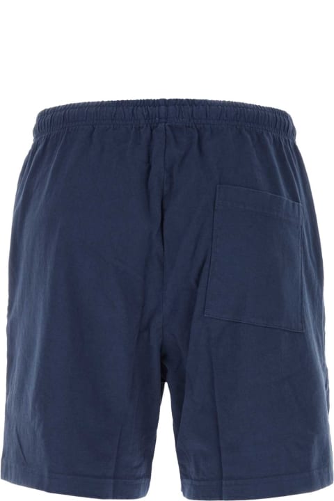 أدوات منزلية The Harmony Navy Blue Cotton Bermuda Shorts