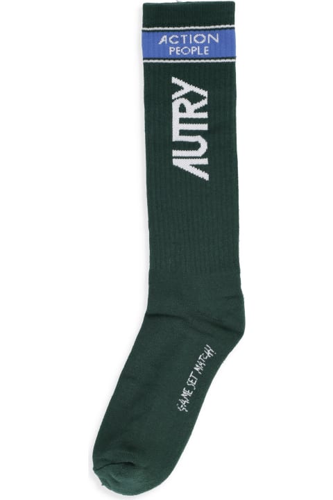 メンズ アンダーウェア Autry Logoed Socks