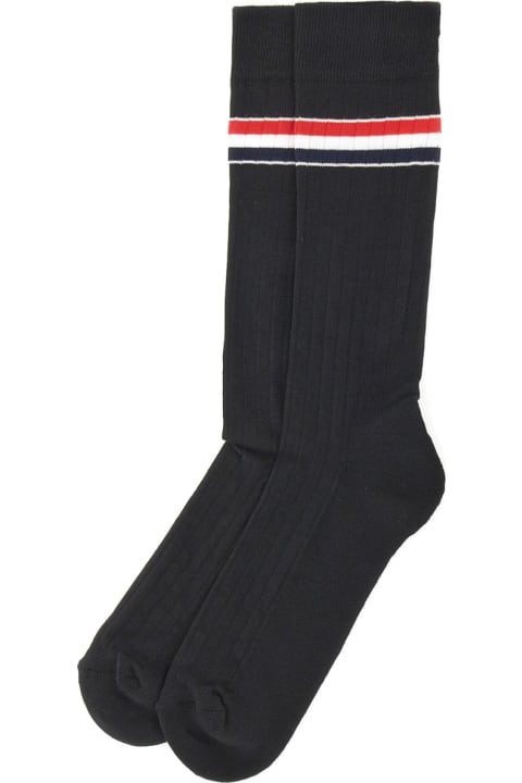メンズ アンダーウェア Thom Browne Striped Socks