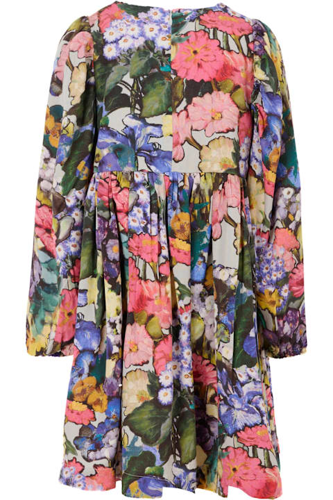 Homeware Molo Multicolor Dress For Girl With Floral Print