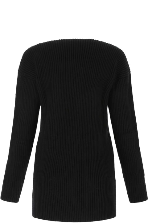 ウィメンズ Off-Whiteのニットウェア Off-White Black Wool Sweater
