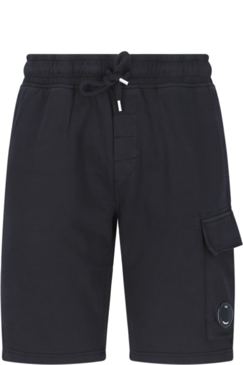 C.P. Company Pants for Men C.P. Company Logo Jogger Shorts